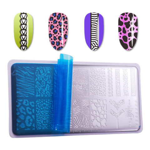 New Beauty Big Bang Animal Image Nail Art