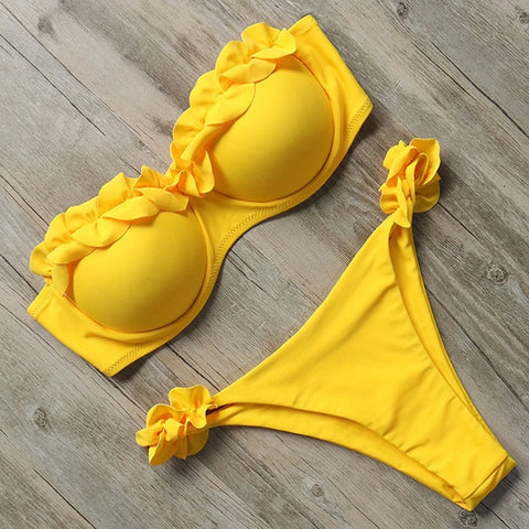 Women 2023 Leopard Brazilian Bikini Set
