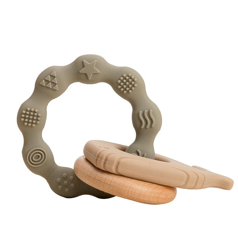 Baby Silicone Teether Ring
