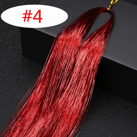 Rainbow Shiny Sparkle Hair Tinsel Kit