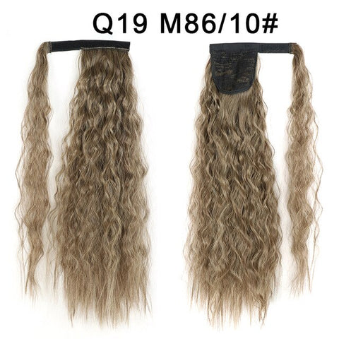 New Natural Hairpiece Headwear Hair Brown Grey