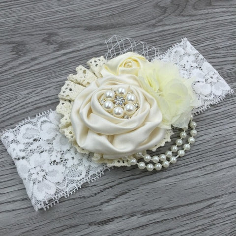 Newborn Vintage Flower Headband