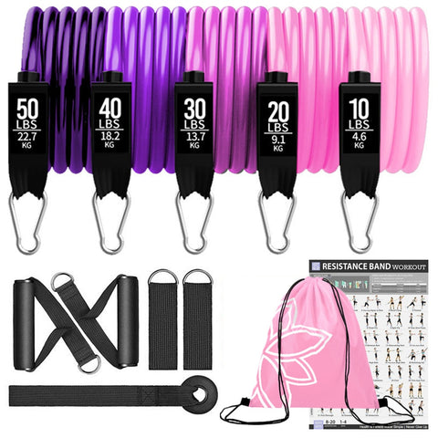 11 pieces Resistance Bands Set