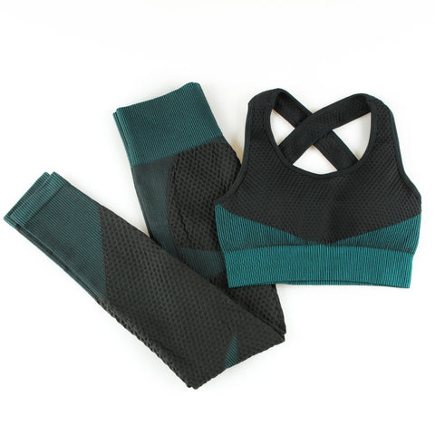 Women Seamless Sports Gym Suits