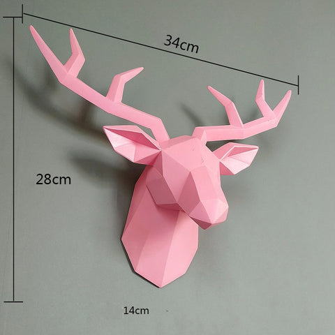 Home Decoration 3D Deer Head