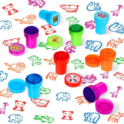 10pcs Self-ink Stamps Children Toy