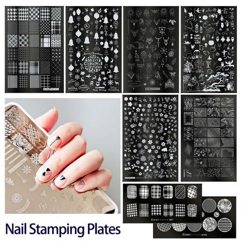 9.5X14.5cm Big Size Nail Stamping Plates