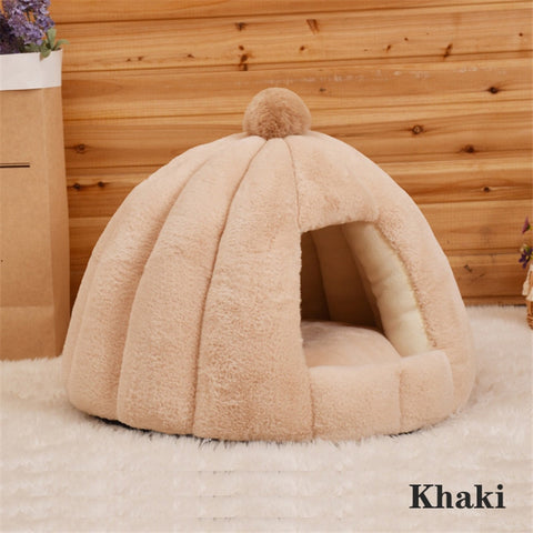 Funny Fruit Pumpkin Dog House Bed