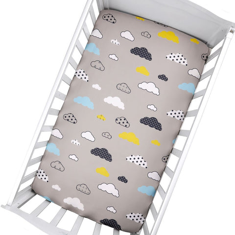 Newborn Baby Microfabric Crib Fitted Bedding
