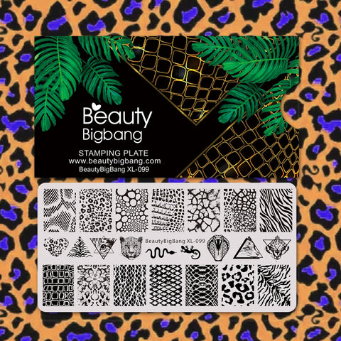 New Beauty Big Bang Animal Image Nail Art