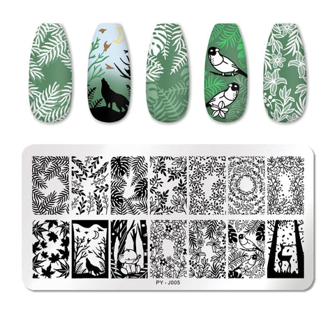 New Geometry Nail Stamping Plates