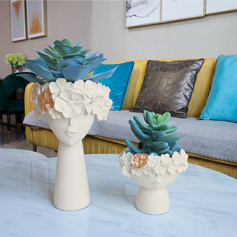 Nordic Home Decoration Resin Vase