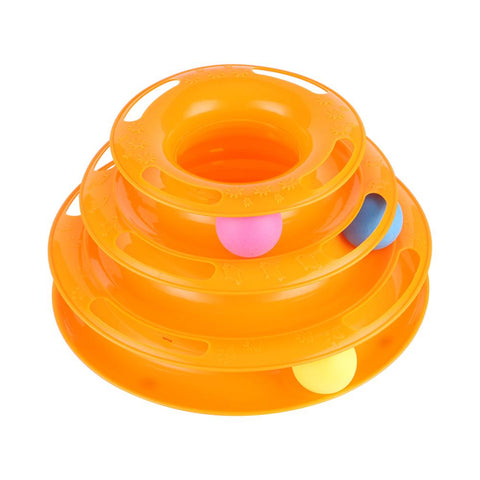 Cat Three-Level-Track Tower Toy