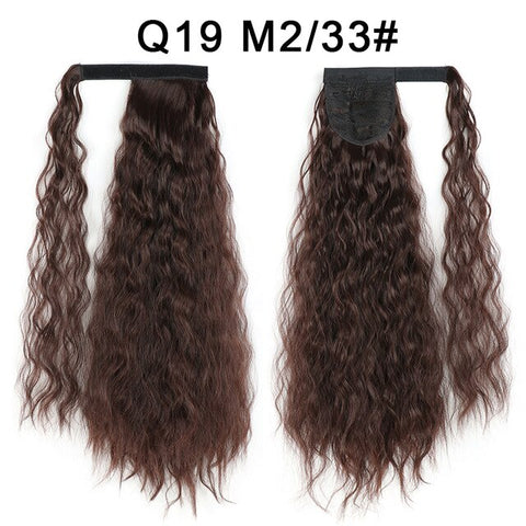 New Natural Hairpiece Headwear Hair Brown Grey