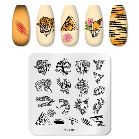 New Flower Geometry Nail Stamping Plates