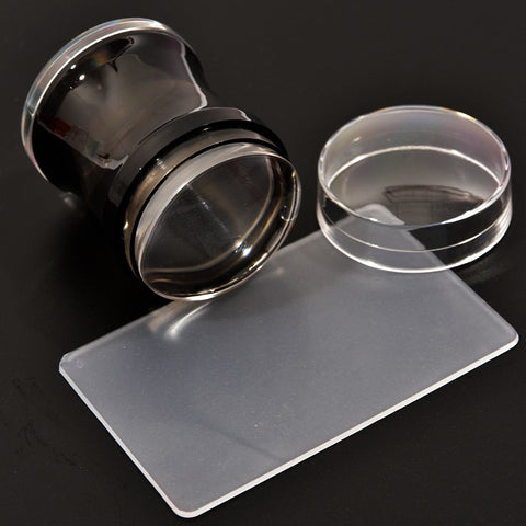 4cm(1 Set) Round Jelly Transfer Painting Stamper