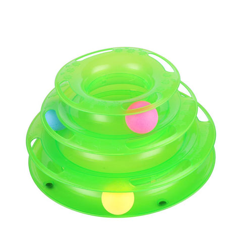 Cat Three-Level-Track Tower Toy