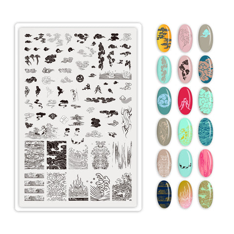 9.5X14.5cm Big Size Nail Stamping Plates