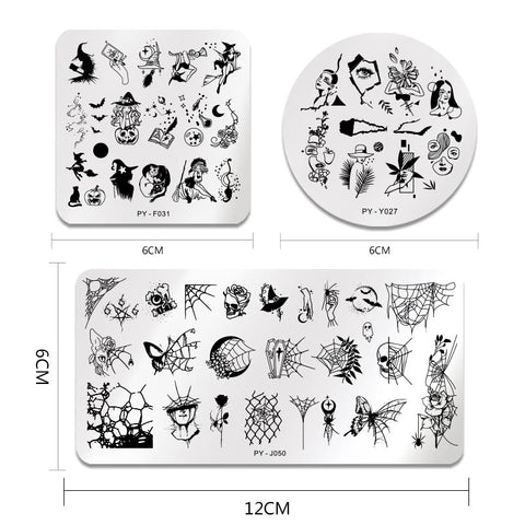 New Halloween Nail Stamping Plates
