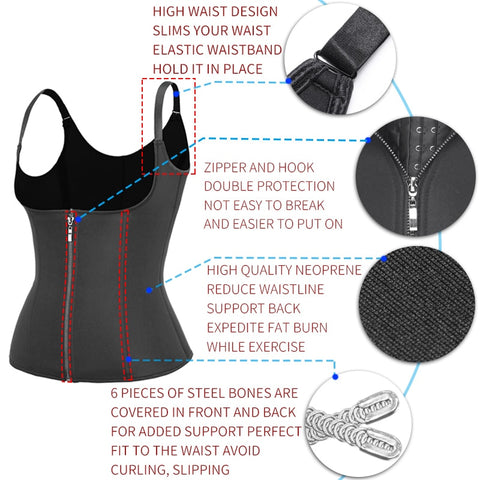 Body Shapes Neoprene Sauna Sweat Vest