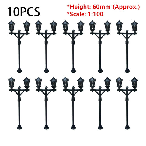 20/70pcs Plastic Model Train Artificial Miniature Tree