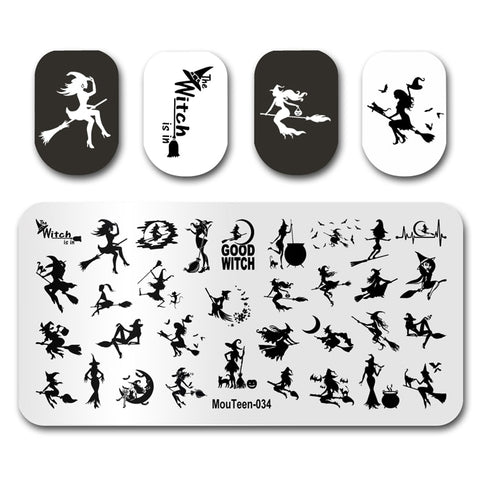 New Nail Plates Stamp King Manicure Set