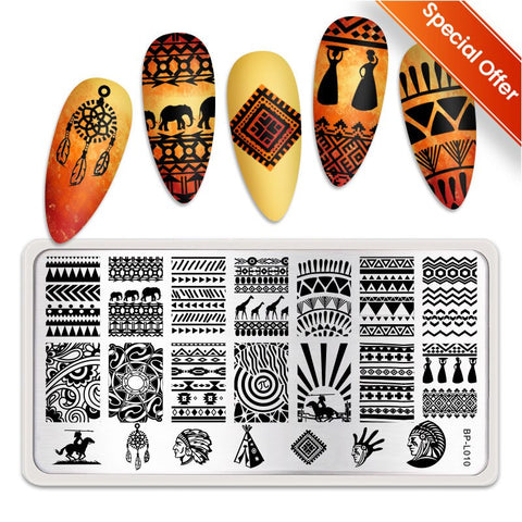 New 12*6cm Nail Art Templates