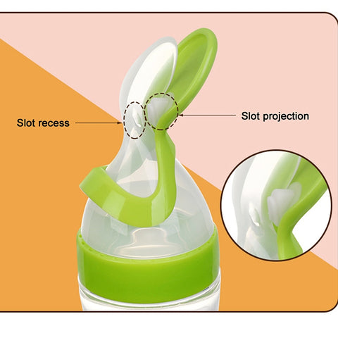 Baby Training Rice Cereal  Food Spoon