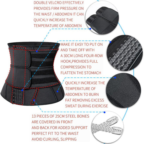 Men Waist Trainer Fitness Slimming Belt