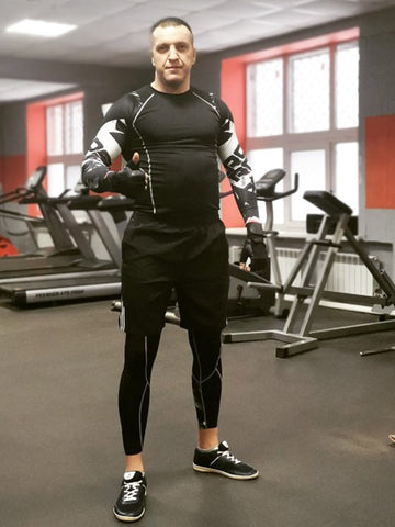 Men Running Fitness Sports Suits