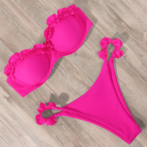 Women 2023 Leopard Brazilian Bikini Set