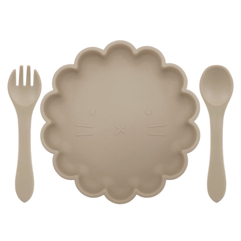 3pcs Baby Fork Plate Spoon