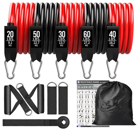 11 pieces Resistance Bands Set