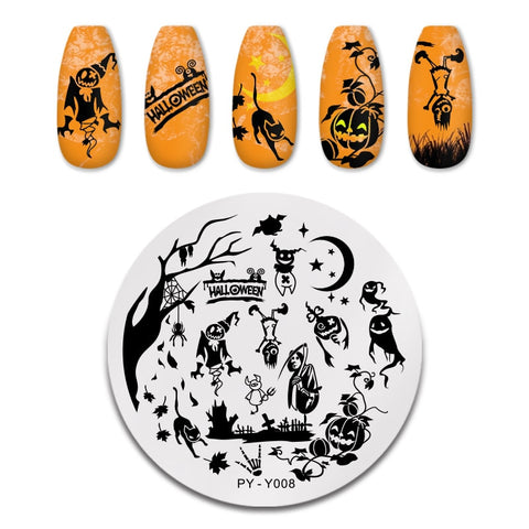 New Flower Geometry Nail Stamping Plates