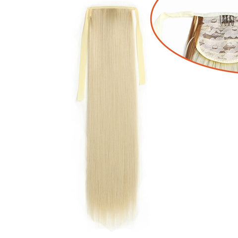 New Long Straight Pony Tail Synthetic Hair