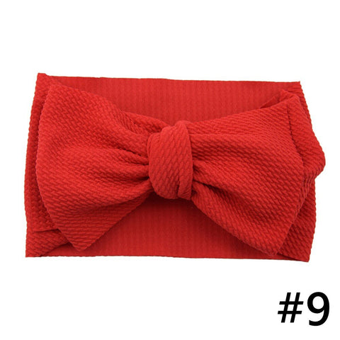 Baby Girls Big Bow Tie Hair Band