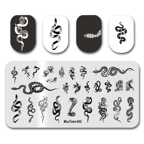 New Nail Plates Stamp King Manicure Set