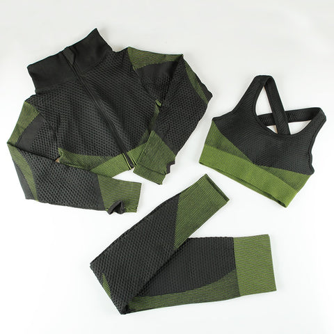 Women Seamless Sports Gym Suits