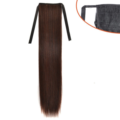 New Long Straight Pony Tail Synthetic Hair