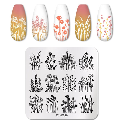 New Geometry Nail Stamping Plates