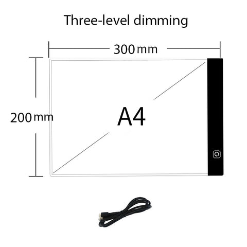 A4 Level Dimmable Led Drawing Copy Pad