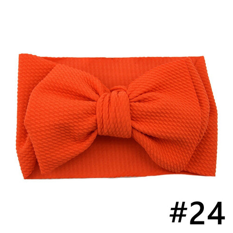 Baby Girls Big Bow Tie Hair Band