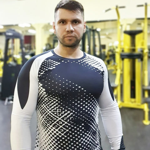 Men Long Sleeve Gym T-shirts