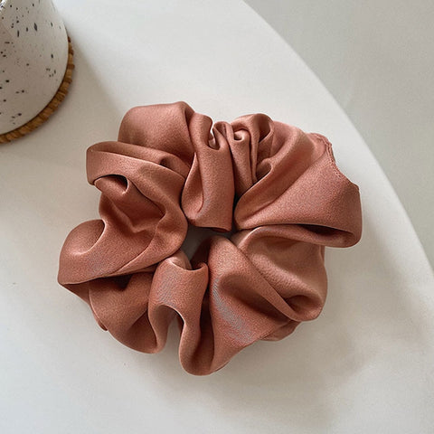 Women Silk Scrunchie Elastic Multicolor Hair Band