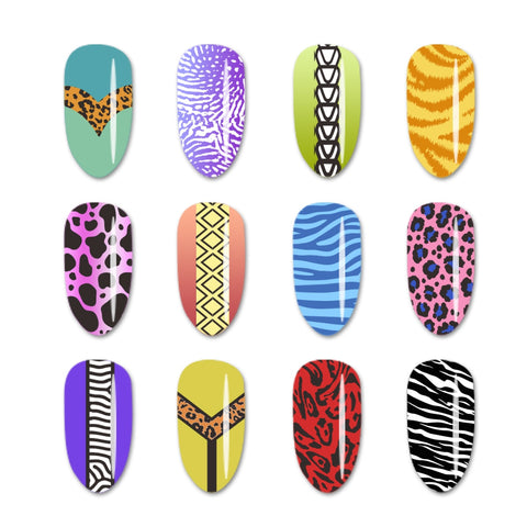 New Beauty Big Bang Animal Image Nail Art