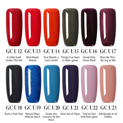 198 Colors Soak Off UV LED Gel Nail Polish Set
