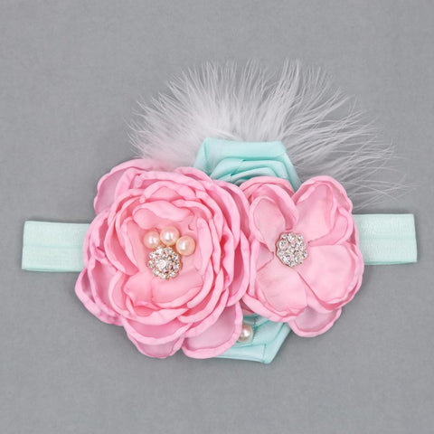 Newborn Vintage Flower Headband