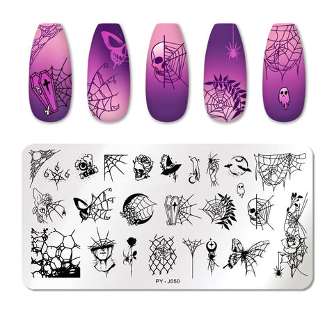 New Halloween Nail Stamping Plates