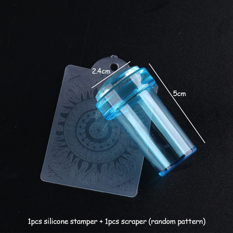 French Mold Nail Art Stamper with Cap
