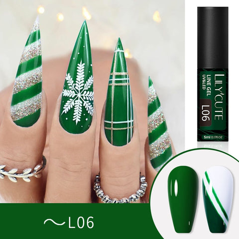 5ml Metallic Painting Liner Gel Polish